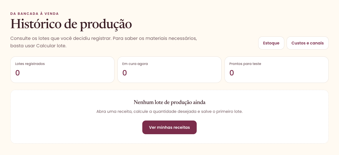 Tela do MyCandle usada neste passo a passo